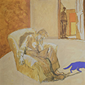 Voir Endormi  XV - 80x80 - technique mixte